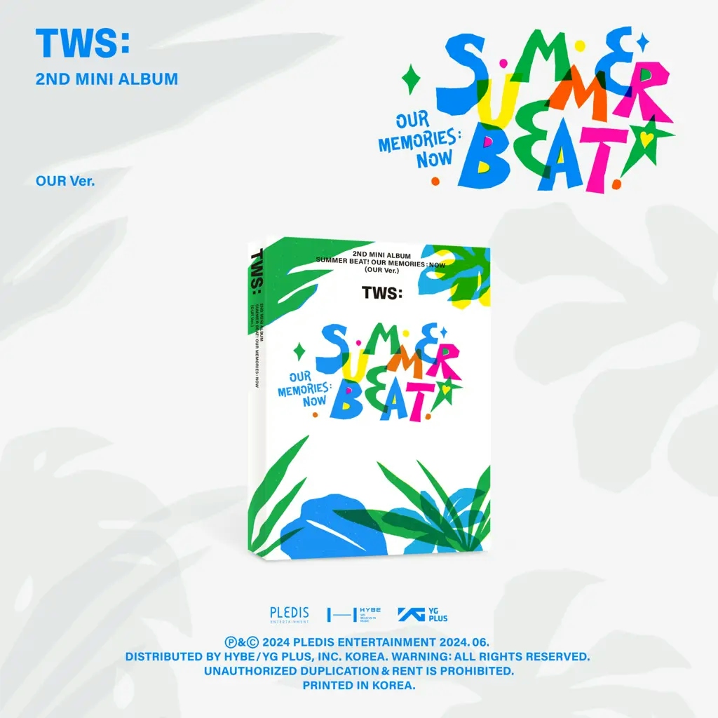 Album artwork for 2nd Mini Album 'Summer Beat!' by TWS
