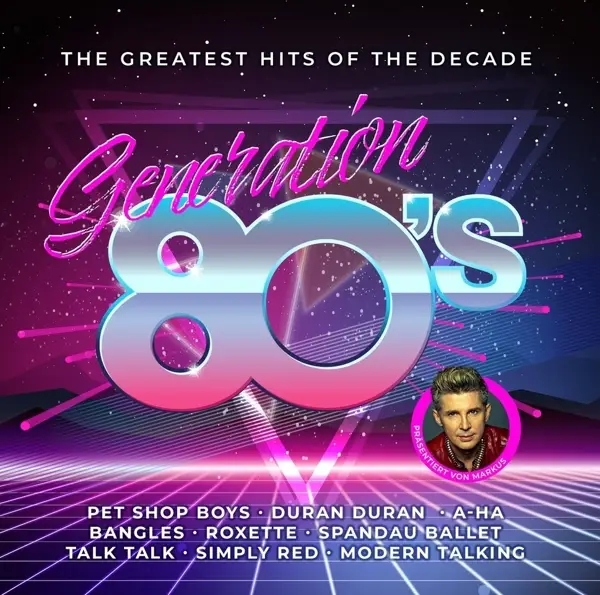 Album artwork for Generation 80s-The Greatest Hits Of The Decade by Markus