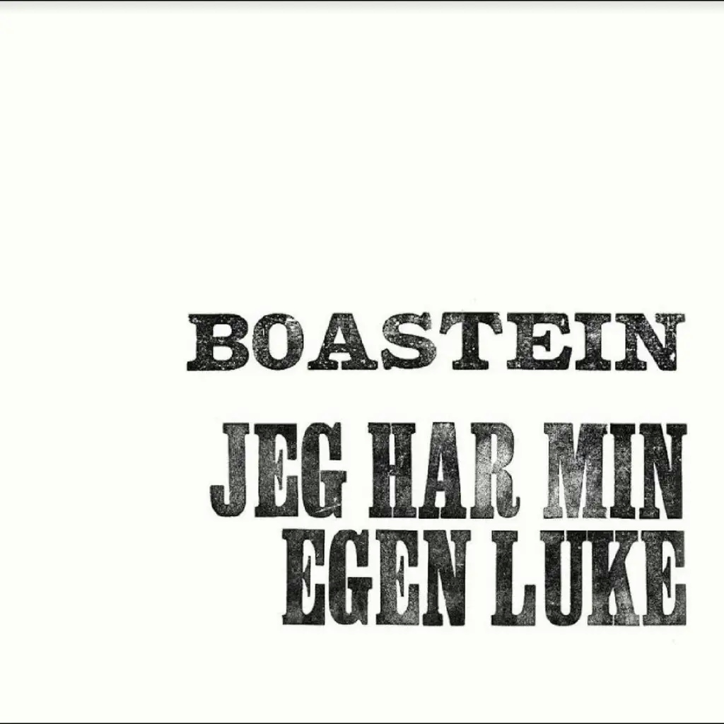 Album artwork for Jeg har min egen luke by Boastein