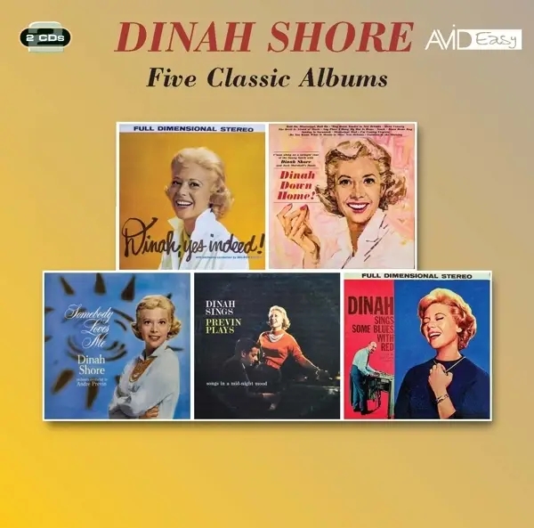 Album artwork for Five Classic Albums by Dinah Shore
