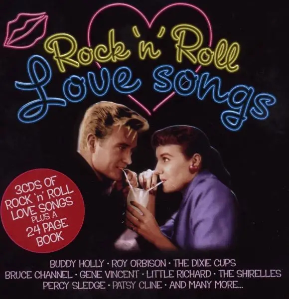 Album artwork for Rock'n'Roll Love Songs by Various