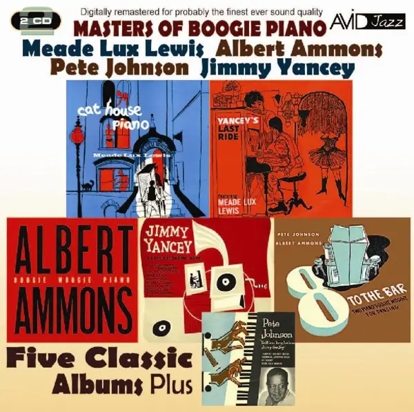 Album artwork for Five Classic Albums by Albert/Meade Lux Lewis/Pete Johnson/Jimmy Ammons