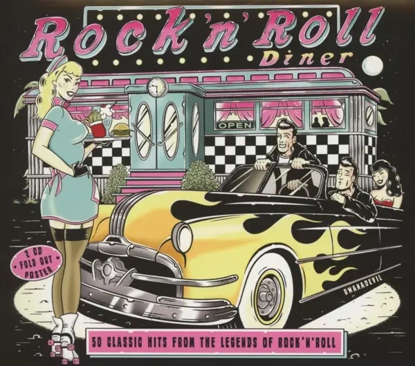 Album artwork for Rock'n Roll Diner-50 Classic Hits by Various