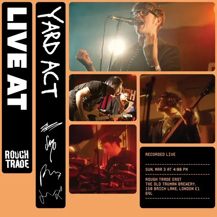 Album artwork for Live At Rough Trade by Yard Act