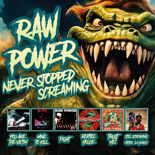Album artwork for Never Stopped Screaming by Raw Power