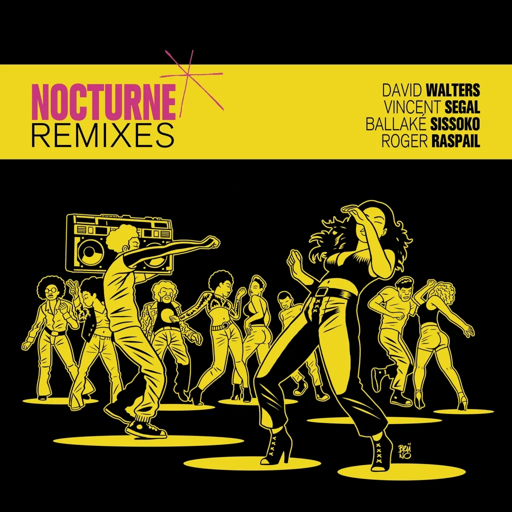 Album artwork for Nocturne Remixes by David Walters, Ballake Sissoko, Vincent Segal and Roger Raspail