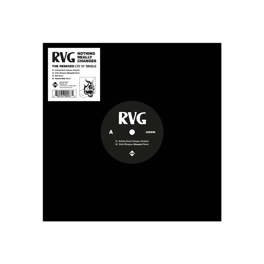Album artwork for Nothing Really Changes (The Remixes) by RVG