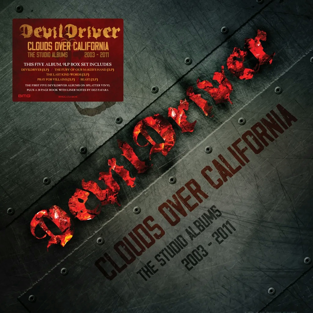 Album artwork for Clouds Over California: The Studio Albums 2003 - 2011 by DevilDriver