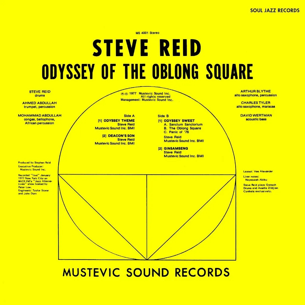 Album artwork for Odyssey of the Oblong Square by Steve Reid