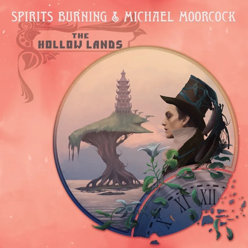 Album artwork for The Hollow Lands by Spirits Burning and Michael Moorcock