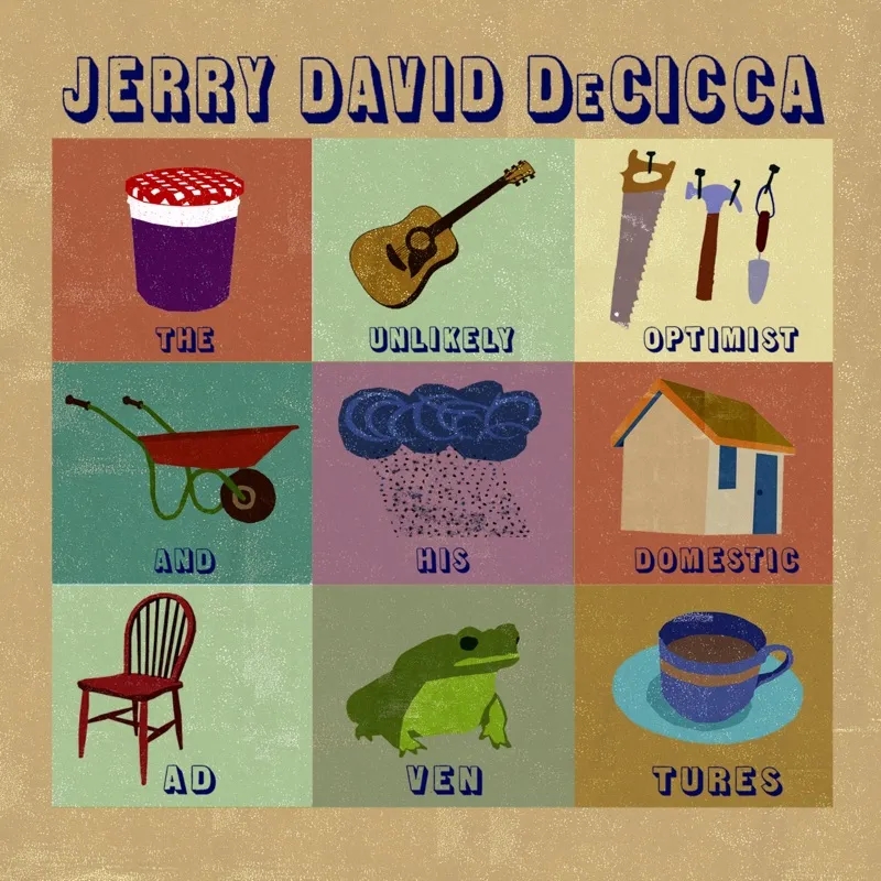 Album artwork for The Unlikely Optimist and his Domestic Adventures by Jerry David DeCicca