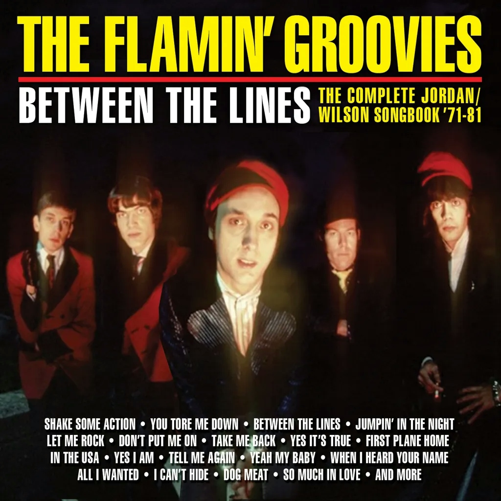 Album artwork for Between The Lines: The Complete Jordan / Wilson Songbook 71 -82 by The Flamin' Groovies