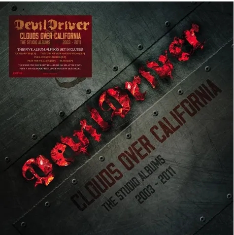 Album artwork for Clouds Over California : The Studio Albums 2003 – 2011 by DevilDriver