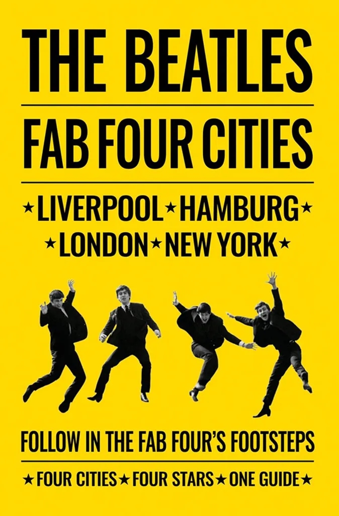 Album artwork for The Beatles: Fab Four Cities, Liverpool - Hamburg - London - New York - The Definitive Guide by David Bedford