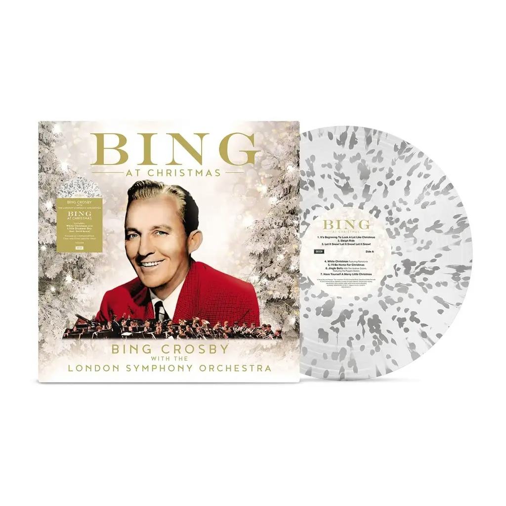 Album artwork for Bing at Christmas by Bing Crosby, London Symphony Orchestra