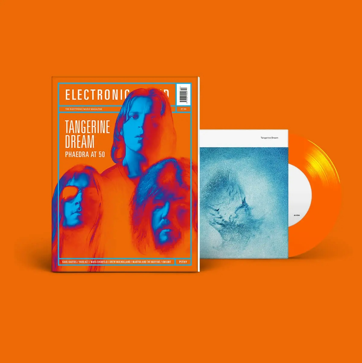 Album artwork for Issue 110 with Tangerine Dream 7" by Electronic Sound