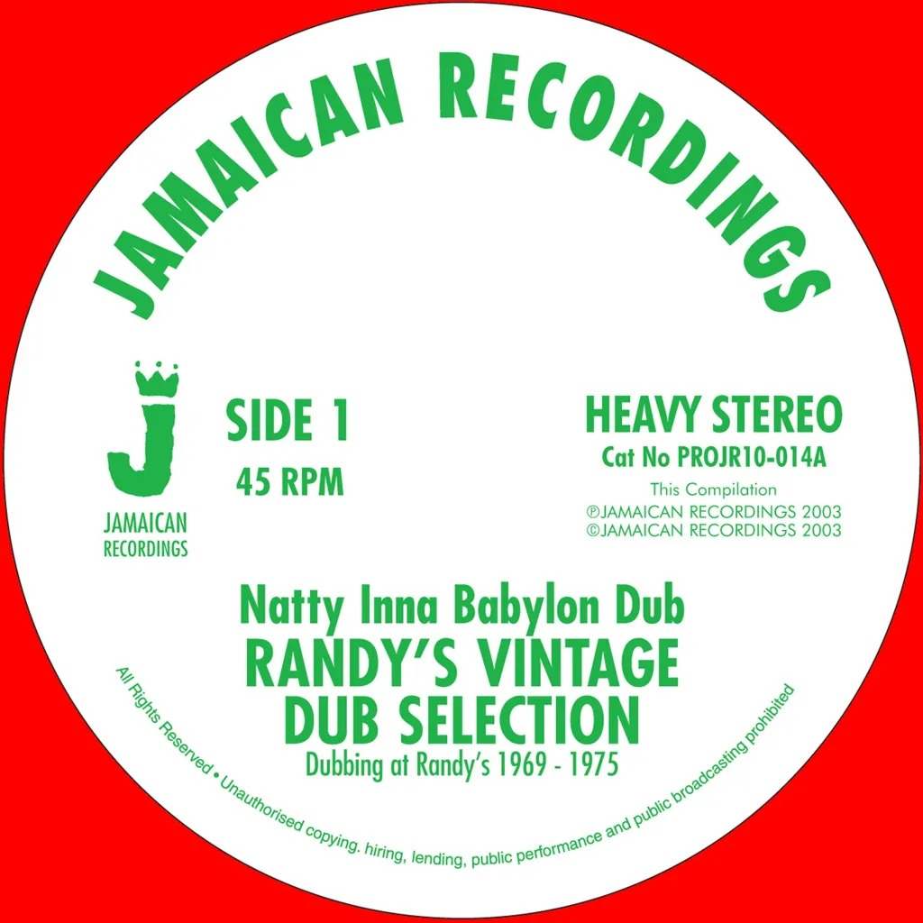Album artwork for Natty Inna Babylon Dub / Dub Feeling, It’s A Dubbing Lie by Randy’s Vintage Dub Selection