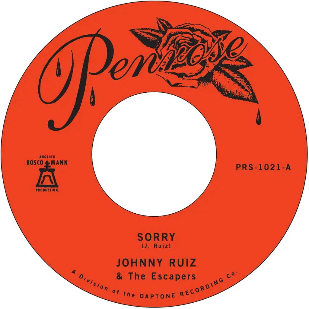 Album artwork for Sorry / Prettiest Girl  by Johnny Ruiz and the Escapers