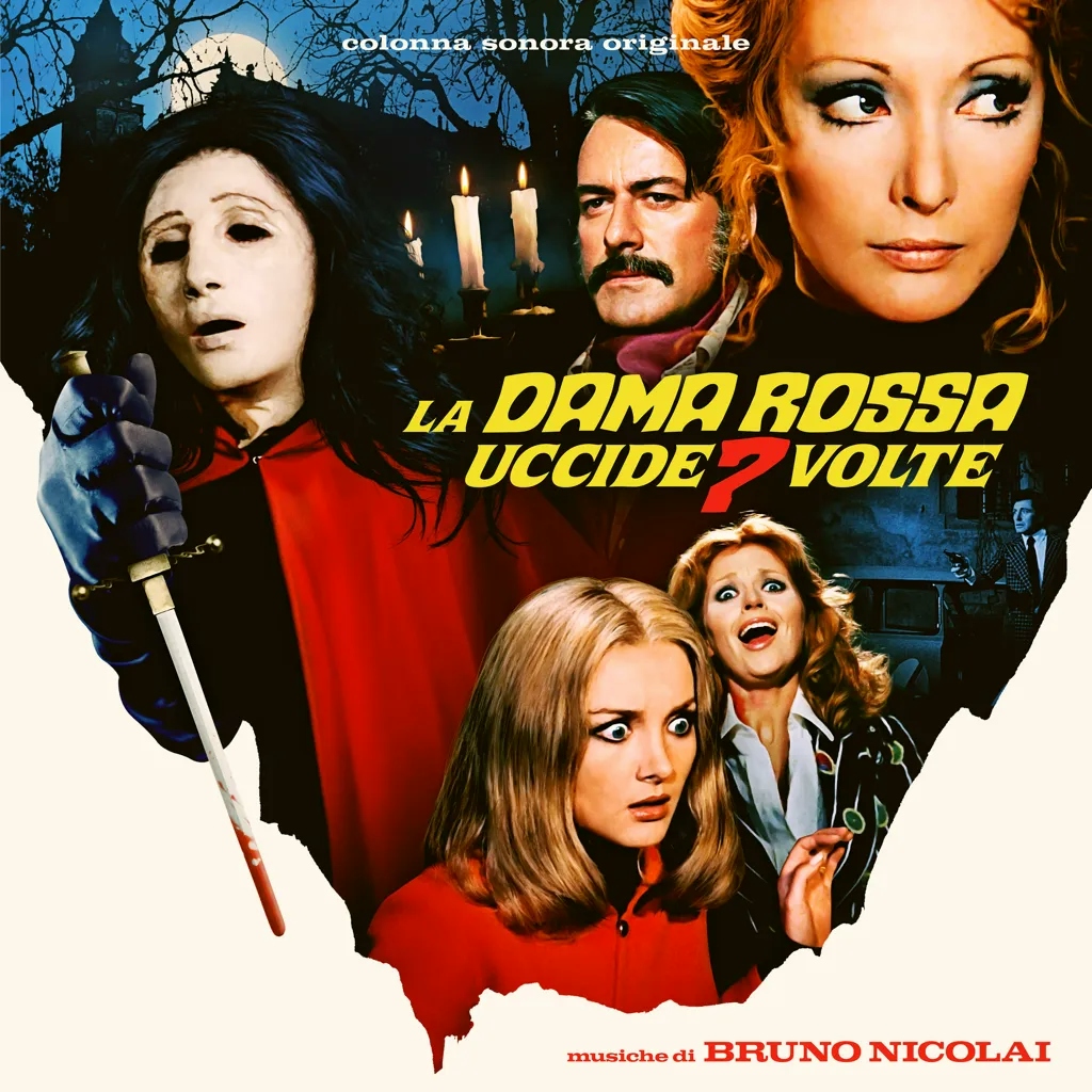 Album artwork for La Dama Rossa Uccide Sette Volte (The Red Queen Kills Seven Times) by Bruno Nicolai