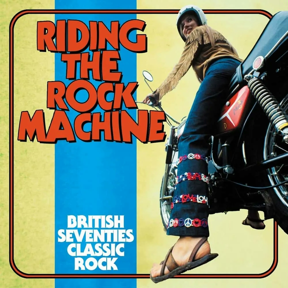 Album artwork for Riding The Rock Machine: British Seventies Classic Rock by Various