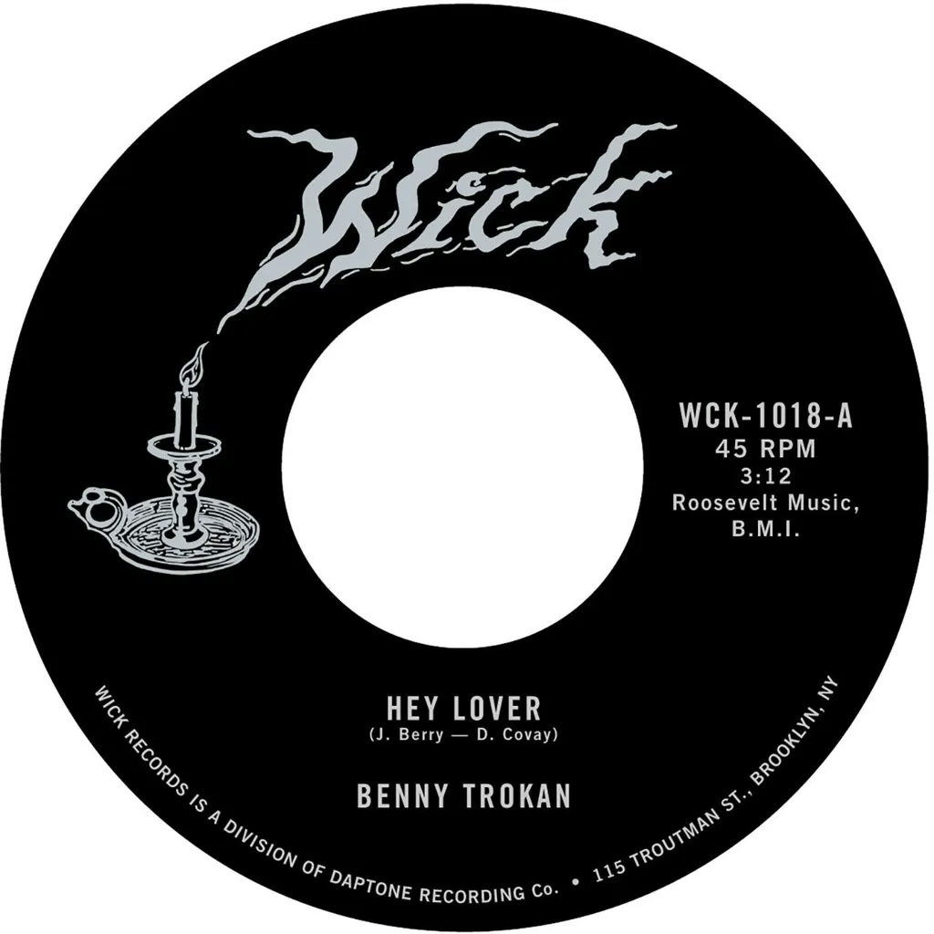 Album artwork for Hey Lover b/w Walking Back by Benny Trokan