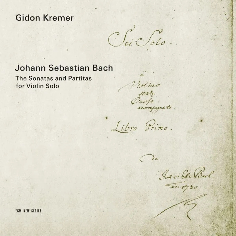 Album artwork for Johann Sebastian Bach: The Sonatas And Partitas For Violin Solo by Gidon Kremer