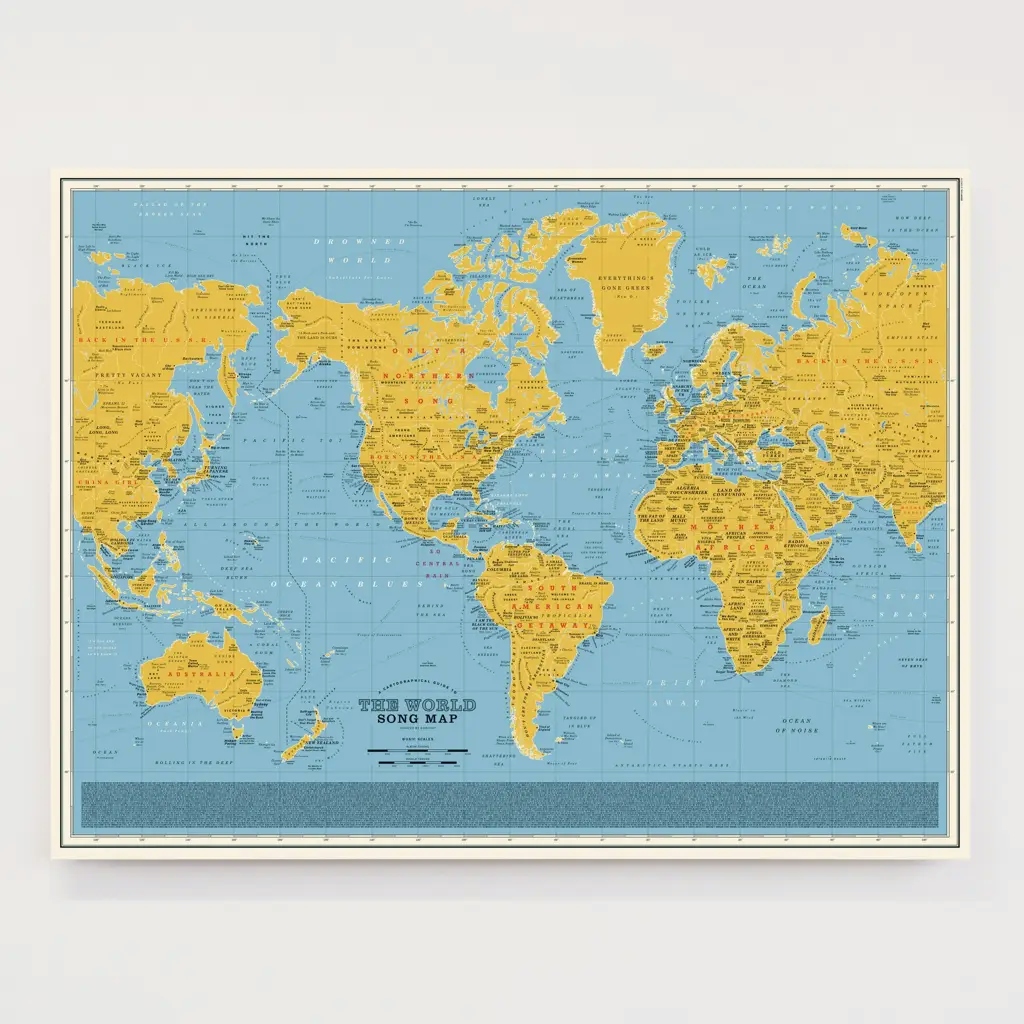 Album artwork for World Song Map – Special Edition by Dorothy Posters
