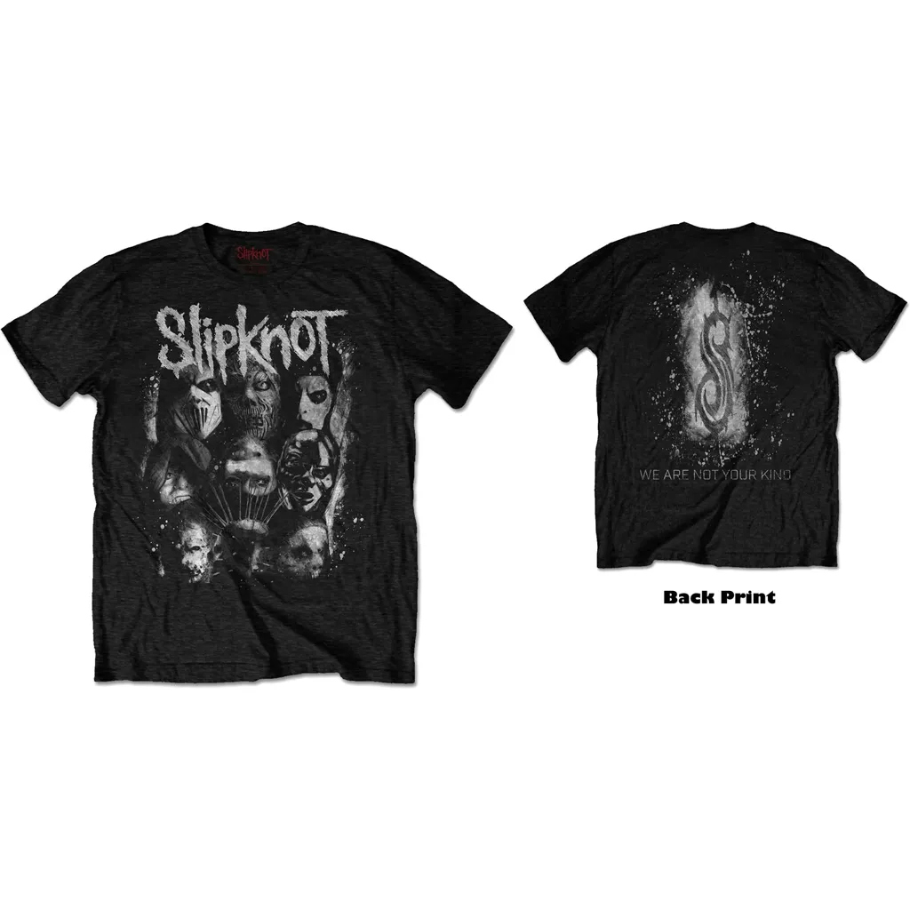 Album artwork for Unisex T-Shirt WANYK White Splatter Back Print by Slipknot