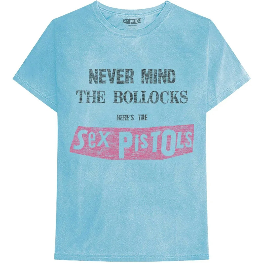 Album artwork for Unisex T-Shirt Never Mind the Bollocks Distressed Dye Wash, Mineral Wash by Sex Pistols
