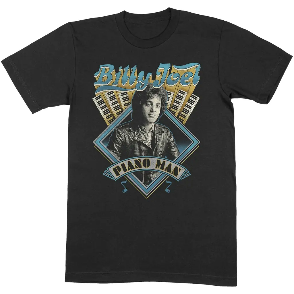 Album artwork for Billy Joel Unisex T-Shirt: Piano Man  Piano Man Short Sleeves by Billy Joel