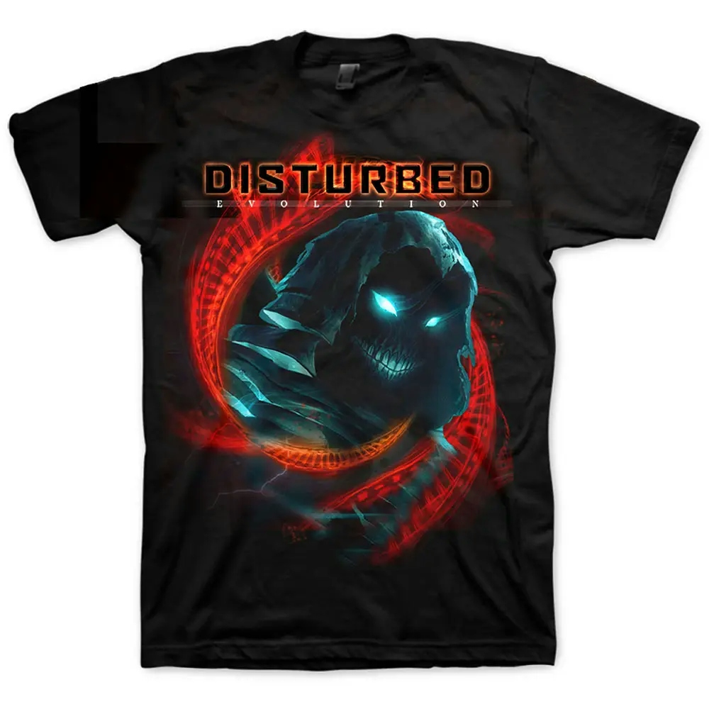 Album artwork for Disturbed Unisex T-Shirt: DNA Swirl  DNA Swirl Short Sleeves by Disturbed
