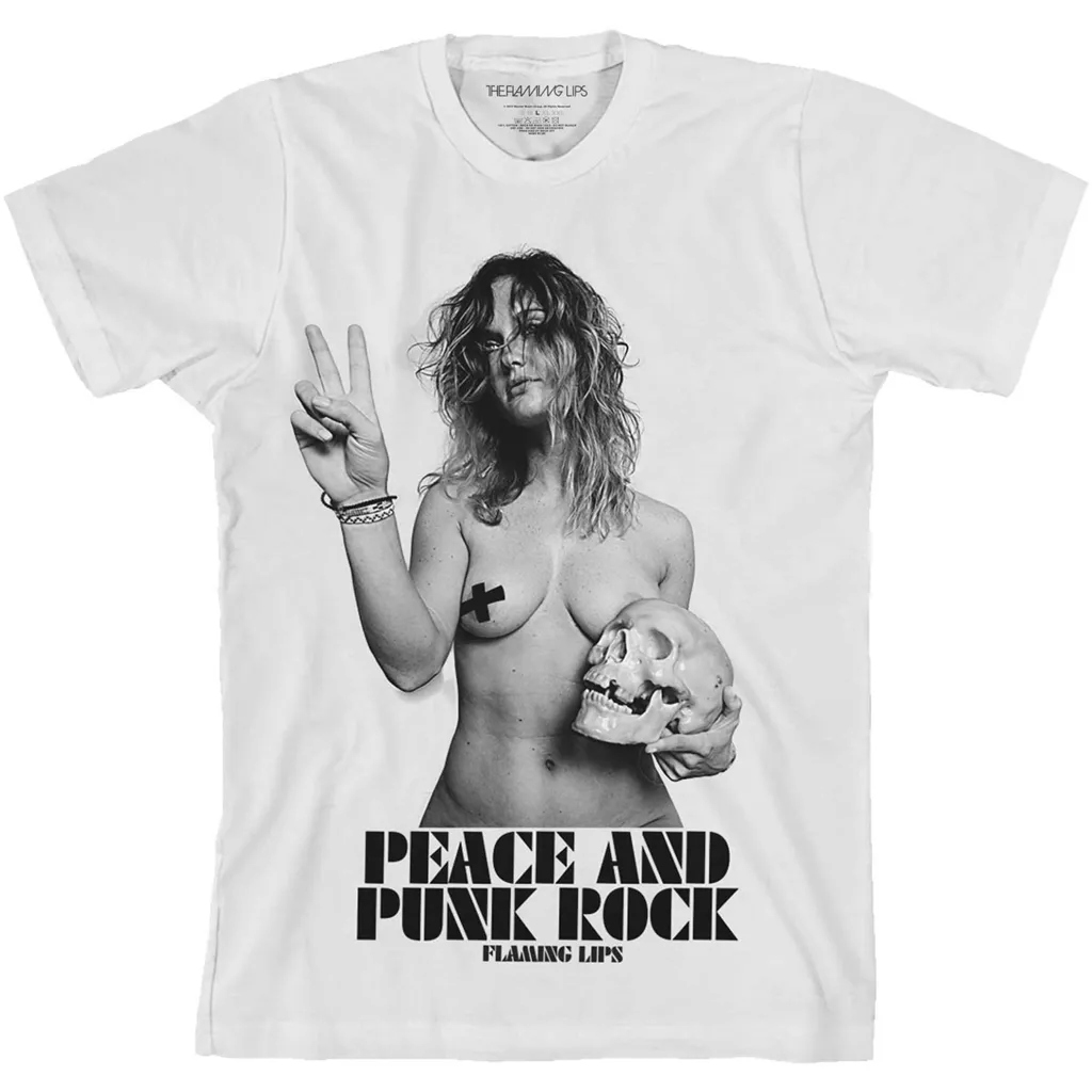 Album artwork for Unisex T-Shirt Peace & Punk Rock Girl by The Flaming Lips