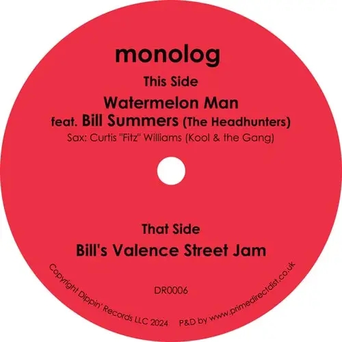 Album artwork for Watermelon Man by monolog, Bill Summers