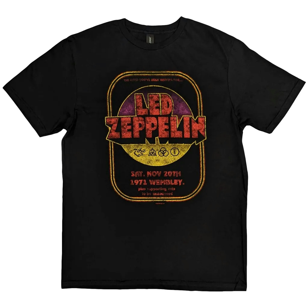 Album artwork for Unisex T-Shirt 1971 Wembley by Led Zeppelin