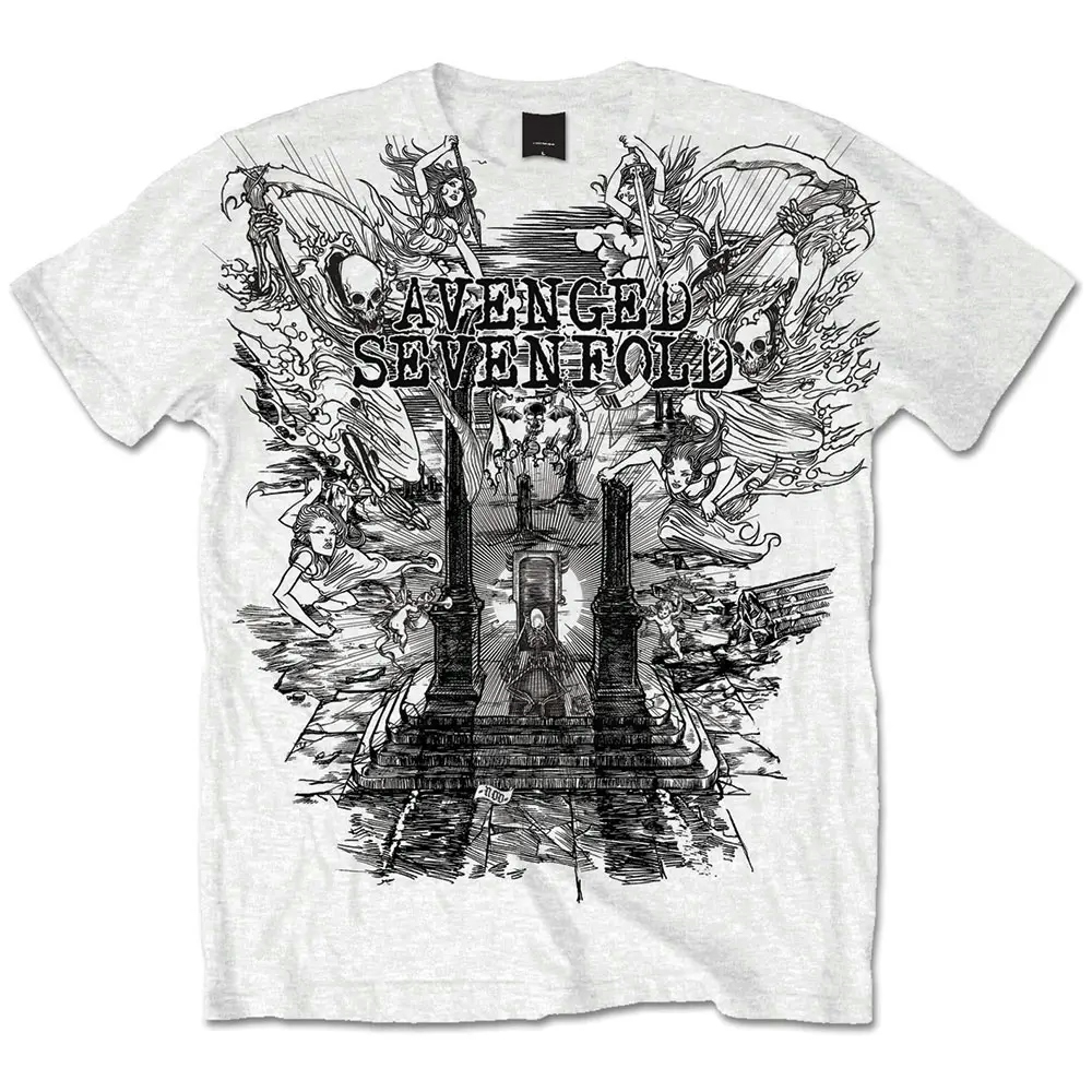 Album artwork for Avenged Sevenfold Unisex T-Shirt: Land of Cain  Land of Cain Short Sleeves by Avenged Sevenfold