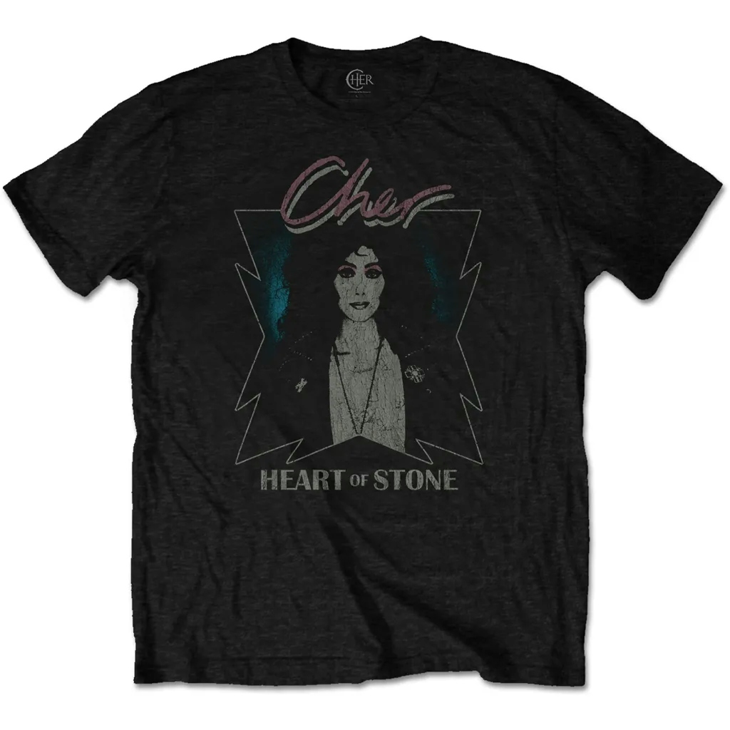 Album artwork for Unisex T-Shirt Heart of Stone by Cher