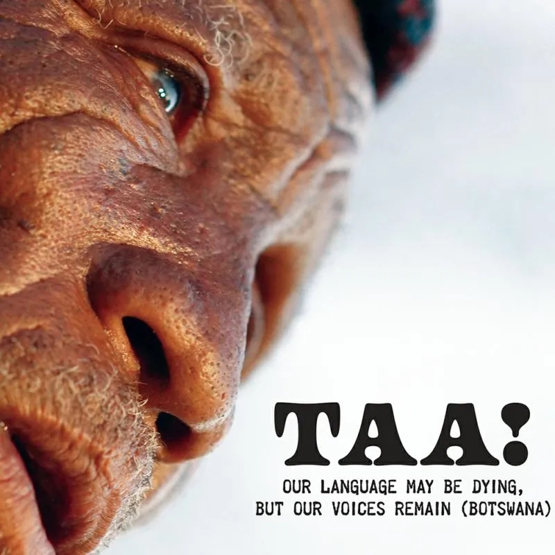 Album artwork for Taa! Our Language May Be Dying, but Our Voices Remain (Botswana) by Various Artists