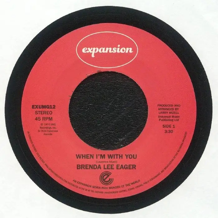 Album artwork for When I'm With You by Brenda Lee Eager