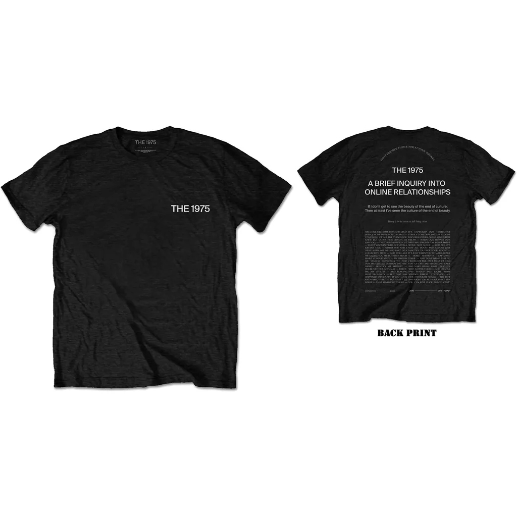 Album artwork for Unisex T-Shirt ABIIOR Welcome Welcome Back Print by The 1975
