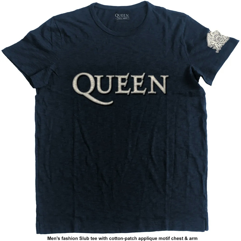 Album artwork for Unisex T-Shirt Logo & Crest Applique by Queen