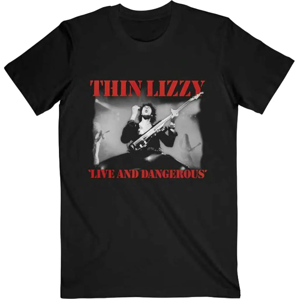 Album artwork for Unisex T-Shirt Live & Dangerous by Thin Lizzy