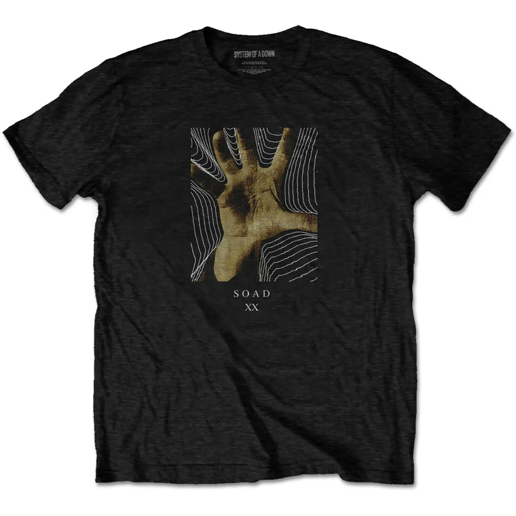 Album artwork for Unisex T-Shirt 20 Years Hand by System Of A Down