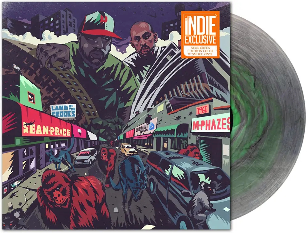 Album artwork for Land Of The Crooks by Sean Price and M-Phazes